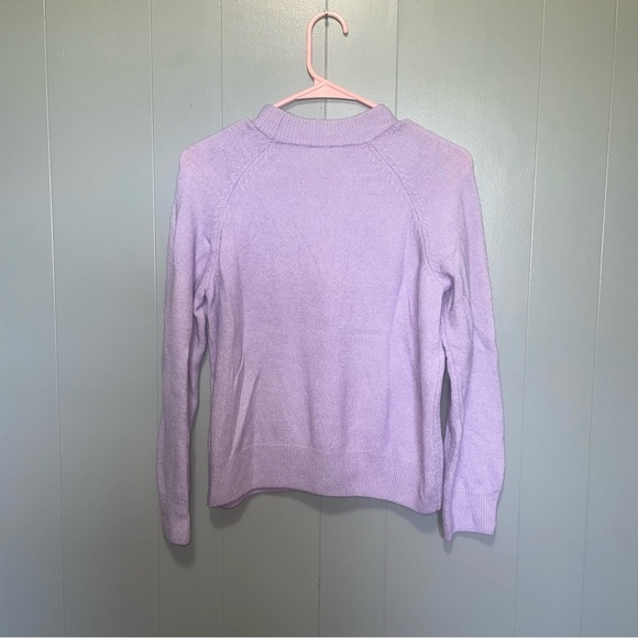 Vince Camuto Light Purple Lavendar Crew Neck Sweater Medium - Picture 6 of 6